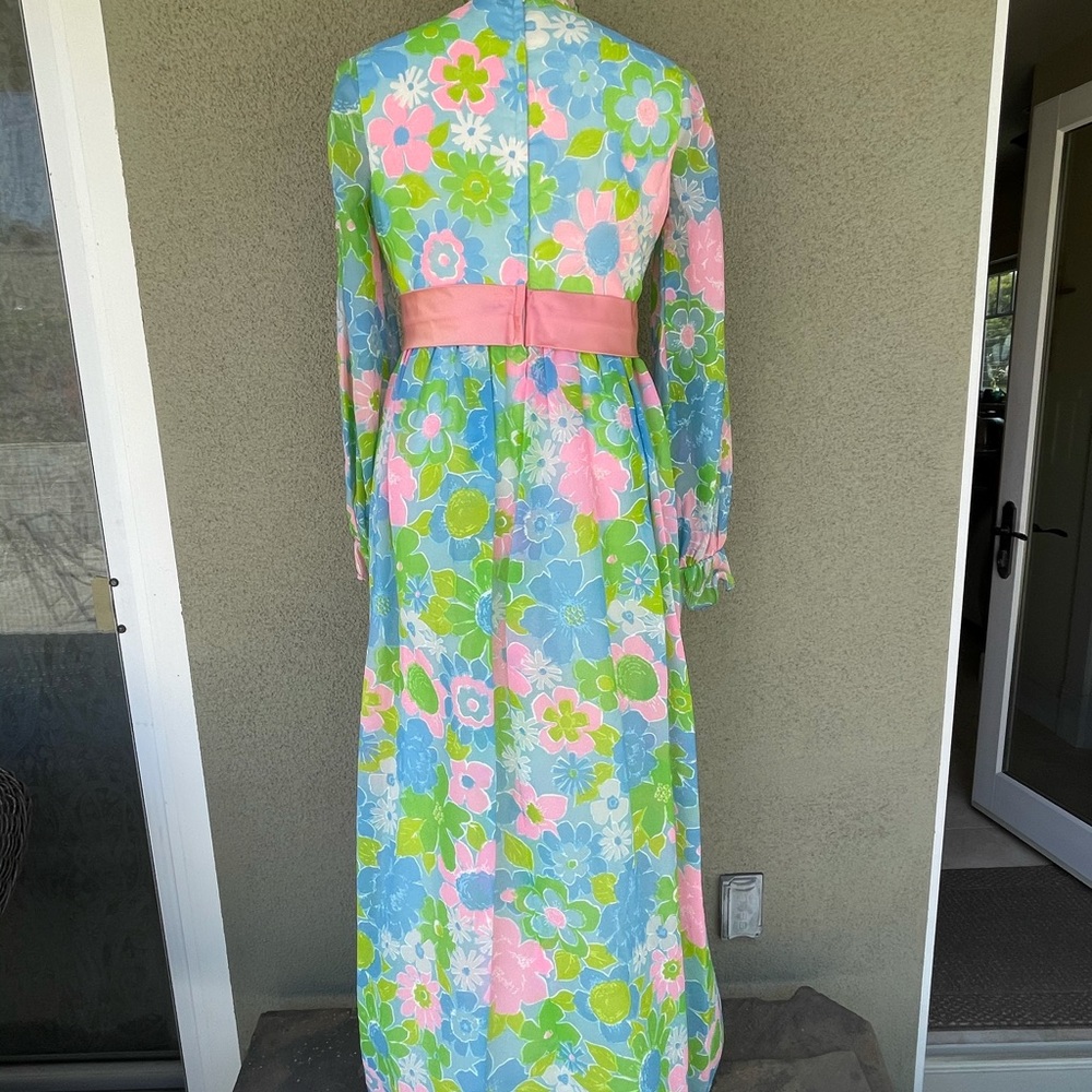 Vintage 70s floral prairie dress - Picture 5 of 8